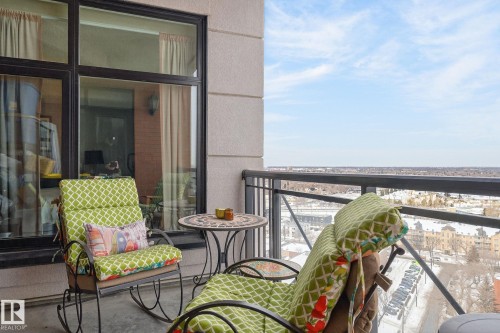 1703 9020 Jasper Avenue, Edmonton, AB - Outdoor With Balcony