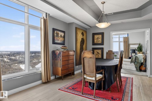 1703 9020 Jasper Avenue, Edmonton, AB - Indoor Photo Showing Dining Room