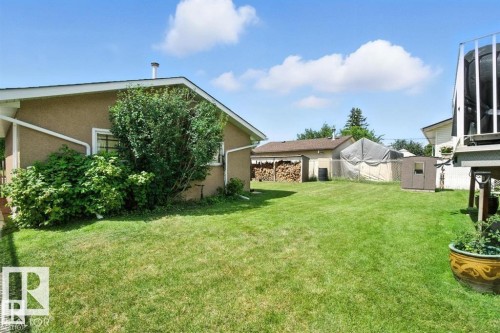 View of yard - 14936 81 Street, Edmonton, AB - Outdoor With Exterior