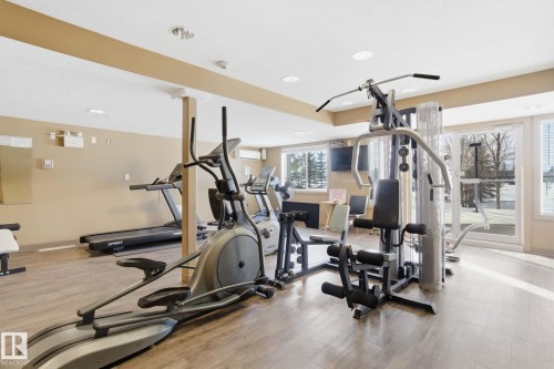 208 278 Suder Greens Drive Nw, Edmonton, AB - Indoor Photo Showing Gym Room