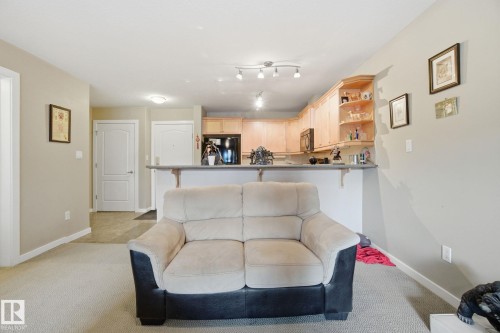 208 278 Suder Greens Drive Nw, Edmonton, AB - Indoor Photo Showing Living Room