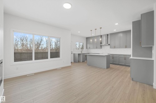 8728 183 Avenue, Edmonton, AB - Indoor Photo Showing Kitchen With Upgraded Kitchen