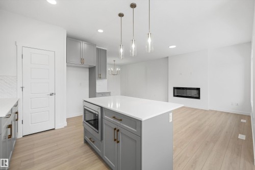 8728 183 Avenue, Edmonton, AB - Indoor With Fireplace
