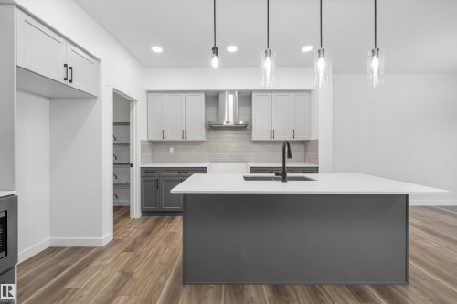 8724 183 Avenue, Edmonton, AB - Indoor Photo Showing Kitchen With Upgraded Kitchen