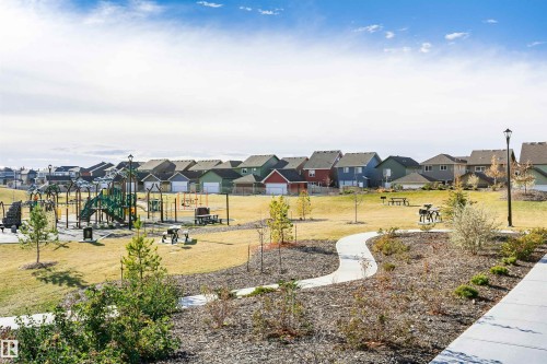 View of home's community with a residential view - 4011 Orchards Drive, Edmonton, AB - Outdoor With View