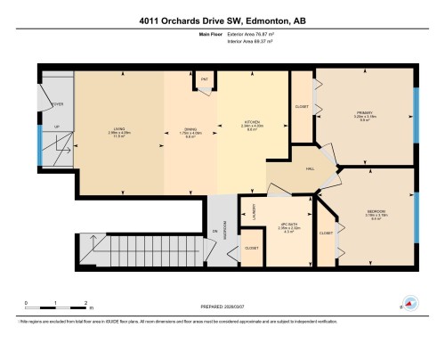 View of property floor plan - 4011 Orchards Drive, Edmonton, AB - Other