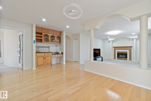 3676 30 Street, Edmonton, AB - Indoor With Fireplace