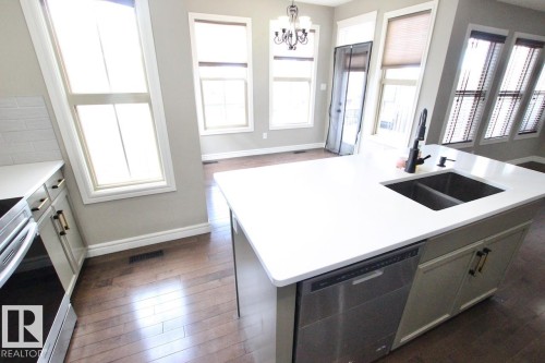 1416 56 Street, Edmonton, AB - Indoor Photo Showing Kitchen With Double Sink