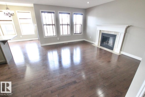 1416 56 Street, Edmonton, AB - Indoor Photo Showing Other Room With Fireplace