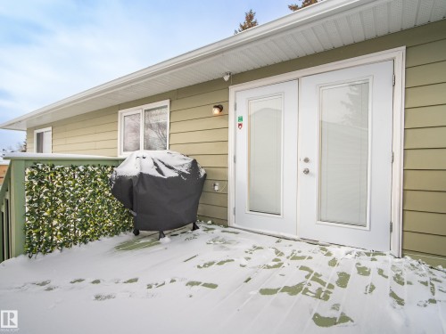 Doorway to property featuring french doors - 17303 101 Street, Edmonton, AB - Outdoor With Exterior