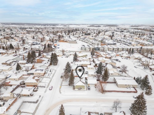 View of snowy aerial view - 17303 101 Street, Edmonton, AB - Outdoor With View