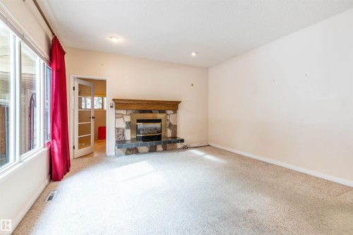59 Quesnell Crescent, Edmonton, AB - Indoor With Fireplace