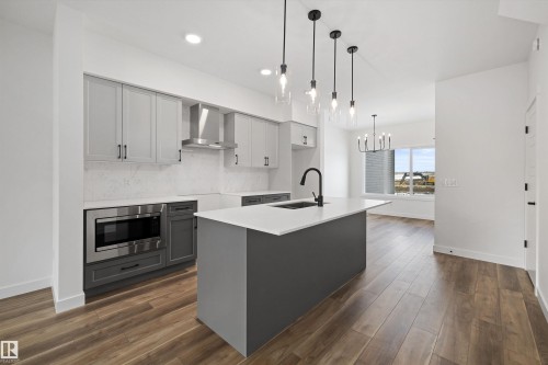 606 176 Avenue, Edmonton, AB - Indoor Photo Showing Kitchen With Upgraded Kitchen