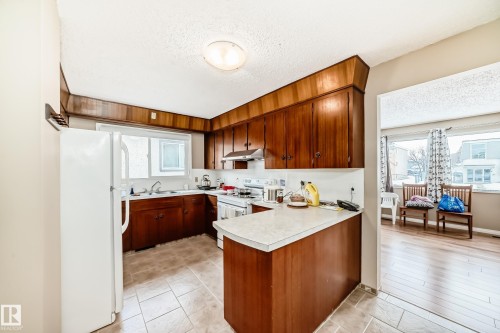 10328 156 Street, Edmonton, AB - Indoor Photo Showing Kitchen With Double Sink