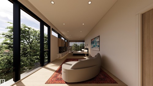 View of sunroom - 9804 143 Street, Edmonton, AB - Indoor Photo Showing Other Room