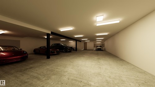 View of garage - 9804 143 Street, Edmonton, AB - Indoor Photo Showing Garage