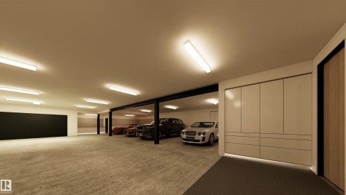 View of garage - 9804 143 Street, Edmonton, AB - Indoor Photo Showing Other Room