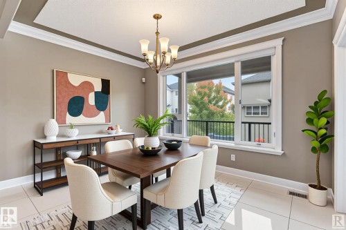 1254 Adamson Drive, Edmonton, AB - Indoor Photo Showing Dining Room