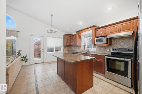 1324 70 Street, Edmonton, AB - Indoor Photo Showing Kitchen With Double Sink
