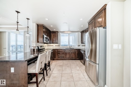1401 6608 28 Avenue, Edmonton, AB - Indoor Photo Showing Kitchen With Upgraded Kitchen