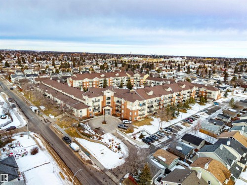 View of snowy aerial view - 132 6220 134 Avenue, Edmonton, AB - Outdoor With View