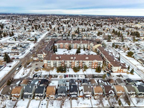 View of snowy aerial view - 132 6220 134 Avenue, Edmonton, AB - Outdoor With View