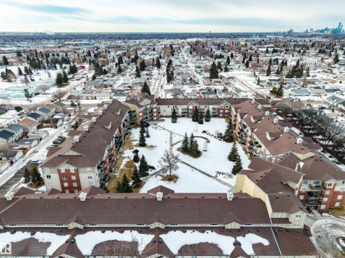 View of snowy aerial view - 132 6220 134 Avenue, Edmonton, AB - Outdoor With View