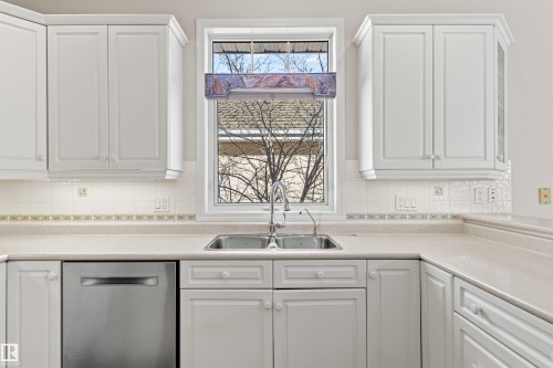 9 Butterworth Point(E), Edmonton, AB - Indoor Photo Showing Kitchen With Double Sink