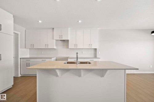 342 172 Avenue, Edmonton, AB - Indoor Photo Showing Kitchen With Double Sink With Upgraded Kitchen