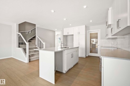 342 172 Avenue, Edmonton, AB - Indoor Photo Showing Kitchen With Upgraded Kitchen