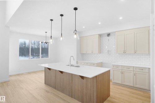 1323 11 Avenue, Edmonton, AB - Indoor Photo Showing Kitchen With Upgraded Kitchen