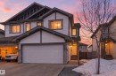 Craftsman-style home featuring stone siding, driveway, and entry steps - 2031 Westerra Loop, Stony Plain, AB  - Outdoor 