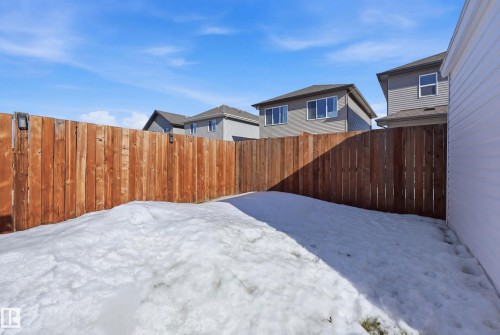 View of fenced backyard - 2031 Westerra Loop, Stony Plain, AB - Outdoor