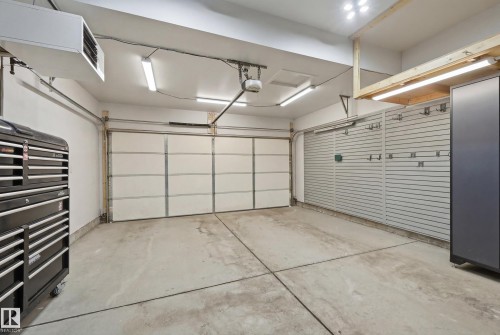 Garage with a heating unit - 2031 Westerra Loop, Stony Plain, AB - Indoor Photo Showing Garage