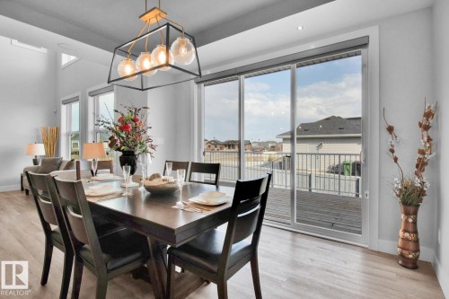 97 Mockingbird Crescent, Fort Saskatchewan, AB - Indoor Photo Showing Dining Room