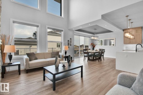 97 Mockingbird Crescent, Fort Saskatchewan, AB - Indoor Photo Showing Living Room