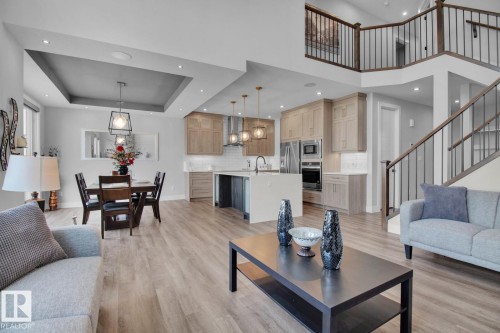 97 Mockingbird Crescent, Fort Saskatchewan, AB - Indoor Photo Showing Living Room
