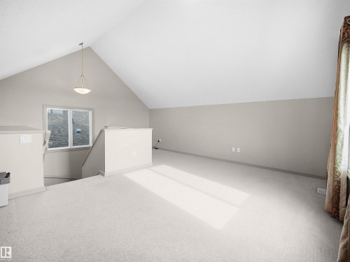 Additional living space with carpet flooring - 1708 62 Street, Edmonton, AB - Indoor Photo Showing Other Room