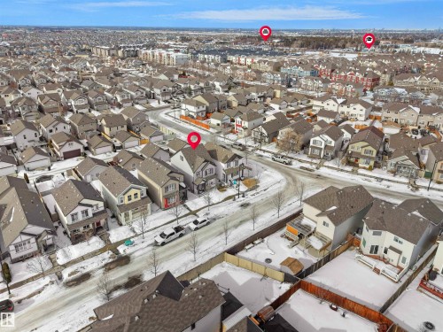 Aerial view of residential area - 1708 62 Street, Edmonton, AB - Outdoor With View