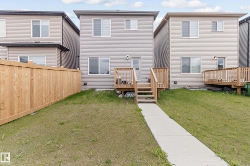 Rear view of house featuring a deck - 304 36 Avenue, Edmonton, AB - Outdoor With Exterior