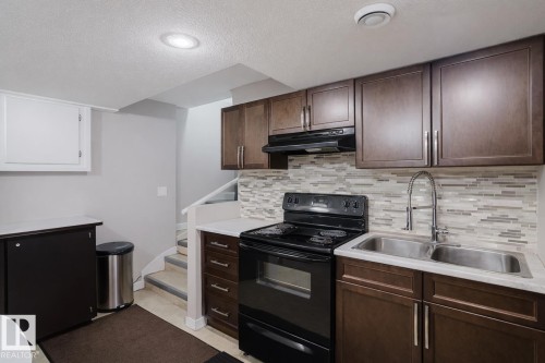 11611 145 Avenue, Edmonton, AB - Indoor Photo Showing Kitchen With Double Sink