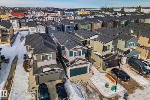 Aerial view of residential area - 3524 41 Ave, Beaumont, AB - Outdoor With Facade