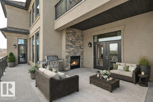 631 Howatt Drive, Edmonton, AB - Outdoor With Fireplace With Exterior