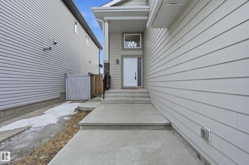View of exterior entry - 1346 Cunningham Drive W, Edmonton, AB - Outdoor