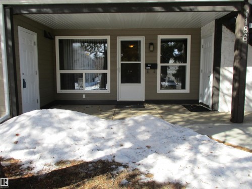View of exterior entry with a patio area - 1186 Saddleback Road, Edmonton, AB - Outdoor