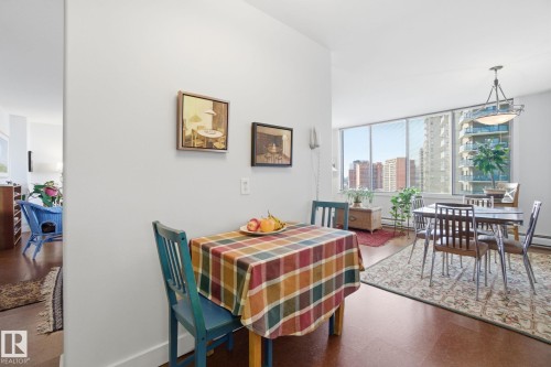 1105 8340 Jasper Avenue, Edmonton, AB - Indoor Photo Showing Dining Room