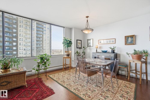 1105 8340 Jasper Avenue, Edmonton, AB - Indoor Photo Showing Dining Room