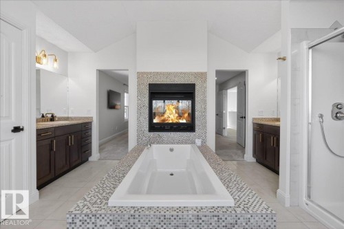1440 Chahley Place, Edmonton, AB - Indoor With Fireplace
