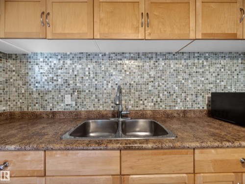 11933 77 Street, Edmonton, AB - Indoor Photo Showing Kitchen With Double Sink
