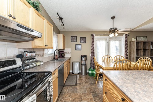 19047 51 Avenue, Edmonton, AB - Indoor Photo Showing Kitchen With Double Sink
